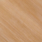 Table à manger ronde en bois à lattes, marron / blanc cérusé, 4 places