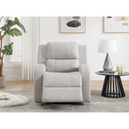 Fauteuil inclinable manuel, marron/beige, 1 place