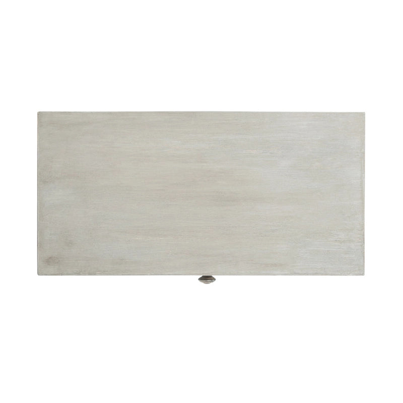 Table de chevet grise noyer à 1 tiroir avec rangement ouvert