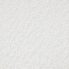 Lit plateforme en tissu bouclette blanc, 1–2 personnes, lit double/queen/king size