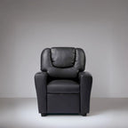Fauteuil inclinable pour enfants rose / noir / gris / marron — PVC / microfibre / chenille, 1 place