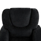 Fauteuil inclinable pour enfants rose / noir / gris / marron — PVC / microfibre / chenille, 1 place