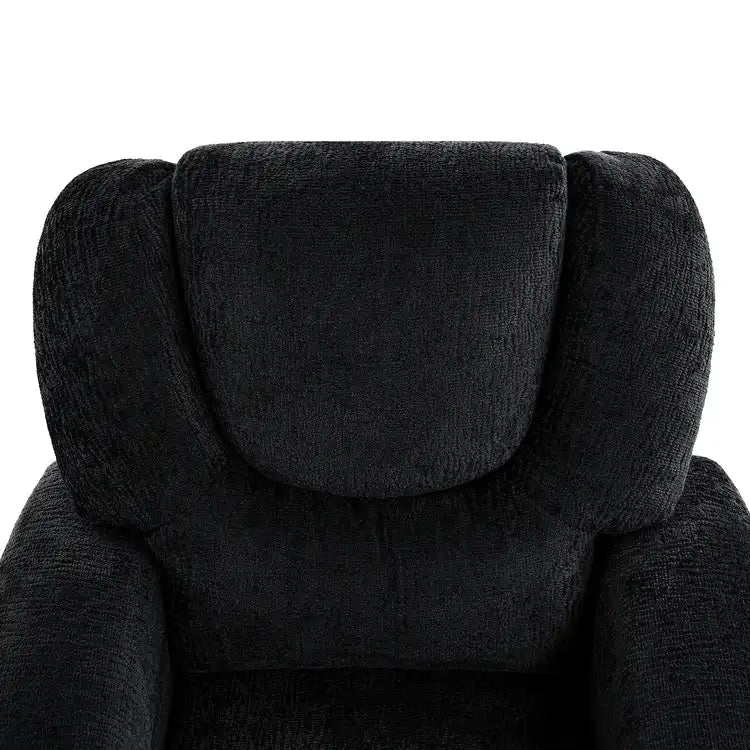 Fauteuil inclinable pour enfants rose / noir / gris / marron — PVC / microfibre / chenille, 1 place