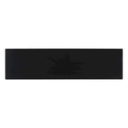 Console incurvée 60", noir / beige — style minimaliste 2 pieds