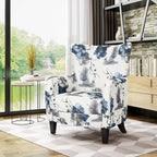 Fauteuil rembourré haut dossier multicolore — Une place