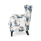 Fauteuil rembourré haut dossier multicolore — Une place