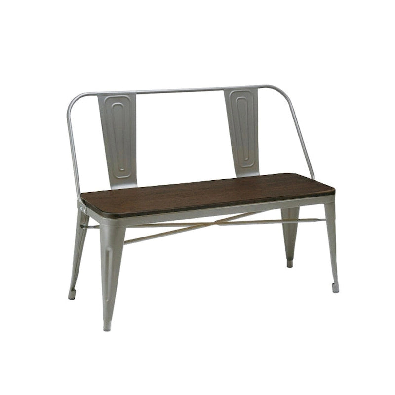 Ensemble table et chaises de pique-nique pliantes portables 4 places Gunmetal / Naturel, alliage d'aluminium