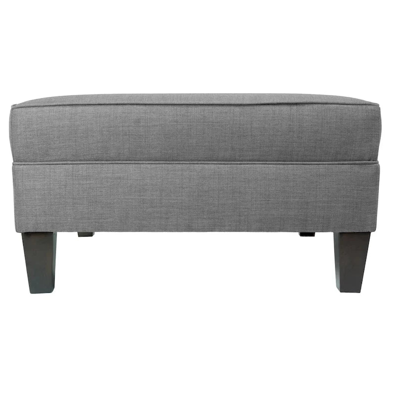 Pouff ottoman carré de rangement, Beige / Bleu / Gris / Gris foncé, 1 à 2 places