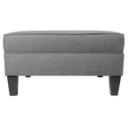 Pouff ottoman carré de rangement, Beige / Bleu / Gris / Gris foncé, 1 à 2 places