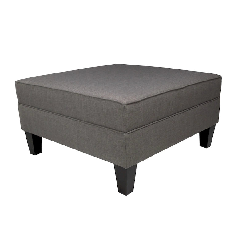 Pouff ottoman carré de rangement, Beige / Bleu / Gris / Gris foncé, 1 à 2 places