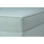 Pouff ottoman carré de rangement, Beige / Bleu / Gris / Gris foncé, 1 à 2 places