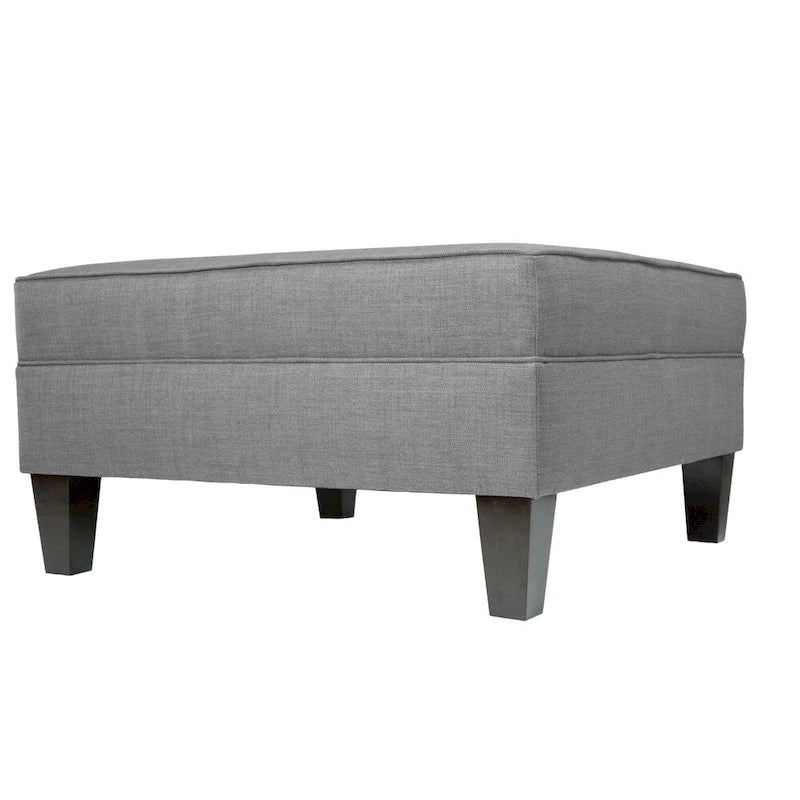 Pouff ottoman carré de rangement, Beige / Bleu / Gris / Gris foncé, 1 à 2 places