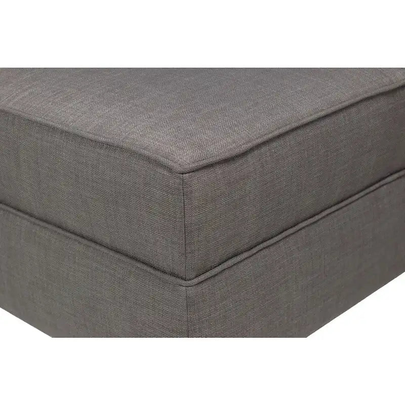 Pouff ottoman carré de rangement, Beige / Bleu / Gris / Gris foncé, 1 à 2 places