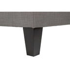 Pouff ottoman carré de rangement, Beige / Bleu / Gris / Gris foncé, 1 à 2 places