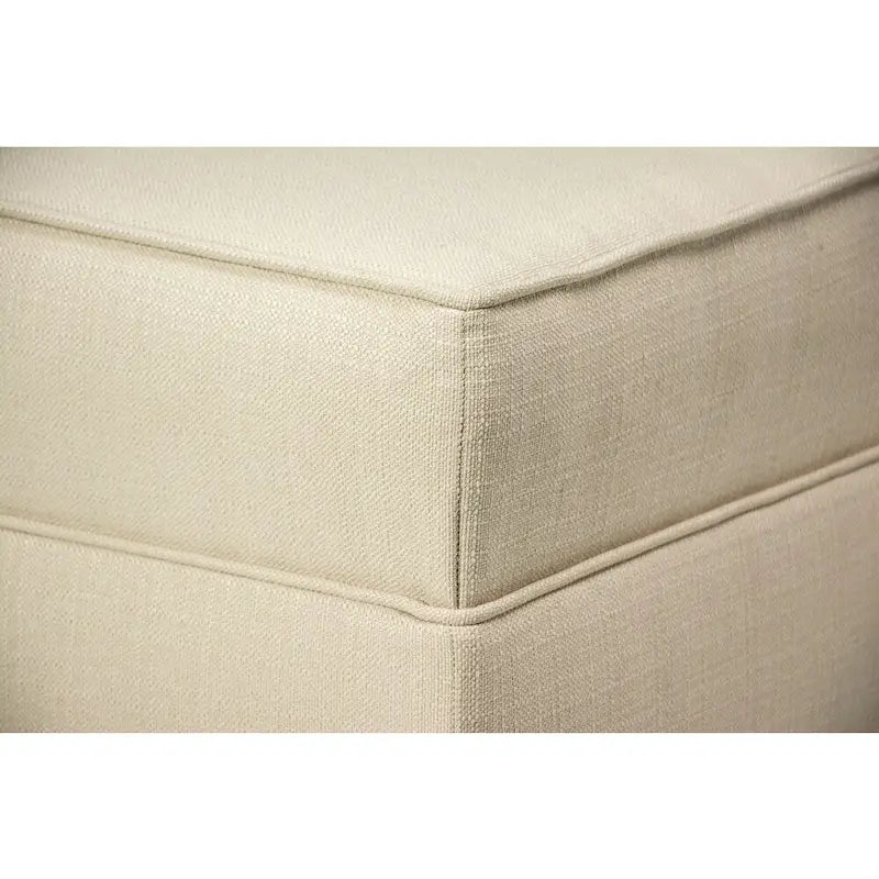 Pouff ottoman carré de rangement, Beige / Bleu / Gris / Gris foncé, 1 à 2 places