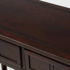 Console avec 2 tiroirs et étagère inférieure — Ivoire / Bleu Rétro / Gris Antique / Bleu Marine / Espresso