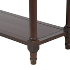 Console avec 2 tiroirs et étagère inférieure — Ivoire / Bleu Rétro / Gris Antique / Bleu Marine / Espresso
