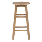 Tabouret de comptoir sans dossier, naturel/gris délavé/blanc, 1 personne