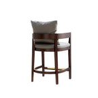 Tabouret de comptoir mi-siècle Noir / Camel / Ivoire / Gris — Assise individuelle