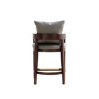 Tabouret de comptoir mi-siècle Noir / Camel / Ivoire / Gris — Assise individuelle
