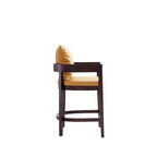 Tabouret de comptoir mi-siècle Noir / Camel / Ivoire / Gris — Assise individuelle