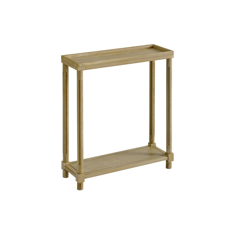 Tables d'appoint étroites en chêne massif, lot de 2