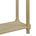 Tables d'appoint étroites en chêne massif, lot de 2