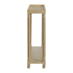 Tables d'appoint étroites en chêne massif, lot de 2