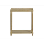 Tables d'appoint étroites en chêne massif, lot de 2