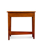 Table d'appoint compensée à 1 place avec étagère – Ardoise / Chêne moyen / Blanc