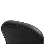 Fauteuil de bureau capitonné en similicuir avec roulettes pivotantes — Noir / Rose / Blanc crème / Gris
