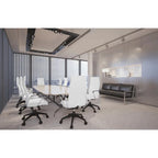 Fauteuil de bureau haut dossier en cuir, pivotant, 1 place — Noir / Marron clair / Bleu marine / Gris / Marron clair / Blanc / Anthracite / Vert