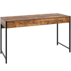 Secrétaire 2 tiroirs — Antique / Marron / Noir — Simple