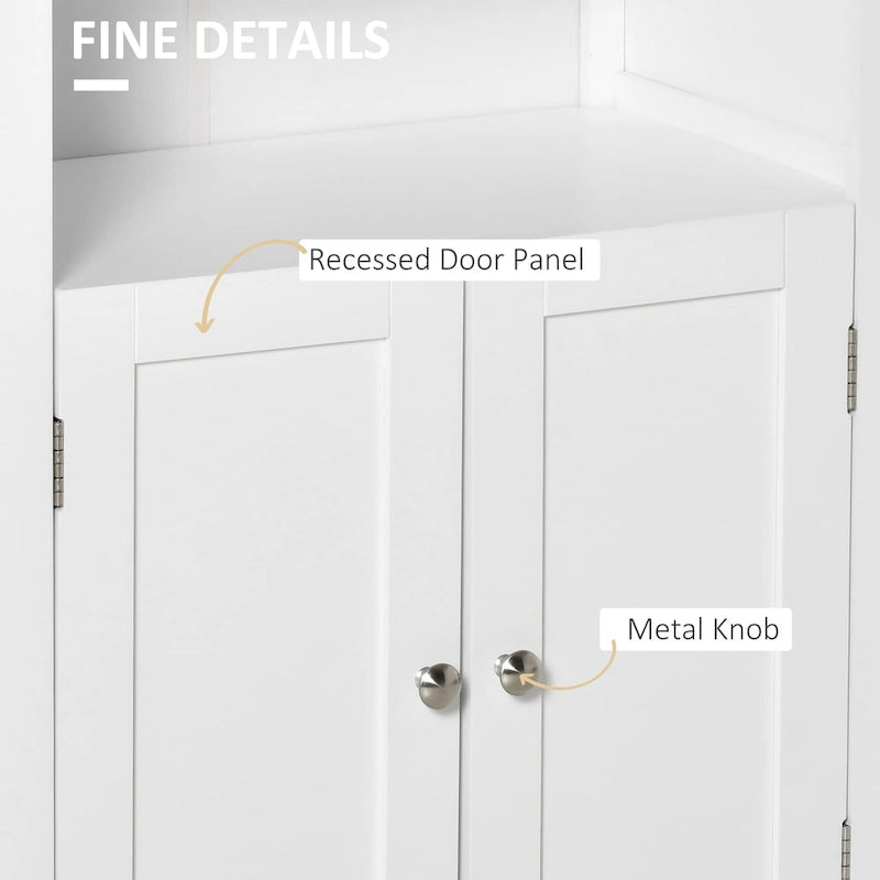 Meuble de rangement au sol double porte finition bois blanc, 1 à 2 personnes
