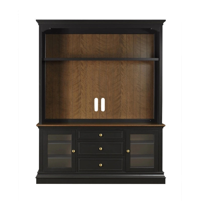 Meuble TV 2 portes anthracite/blanc/bleu/gris – Compatible avec les téléviseurs jusqu'à 65 po