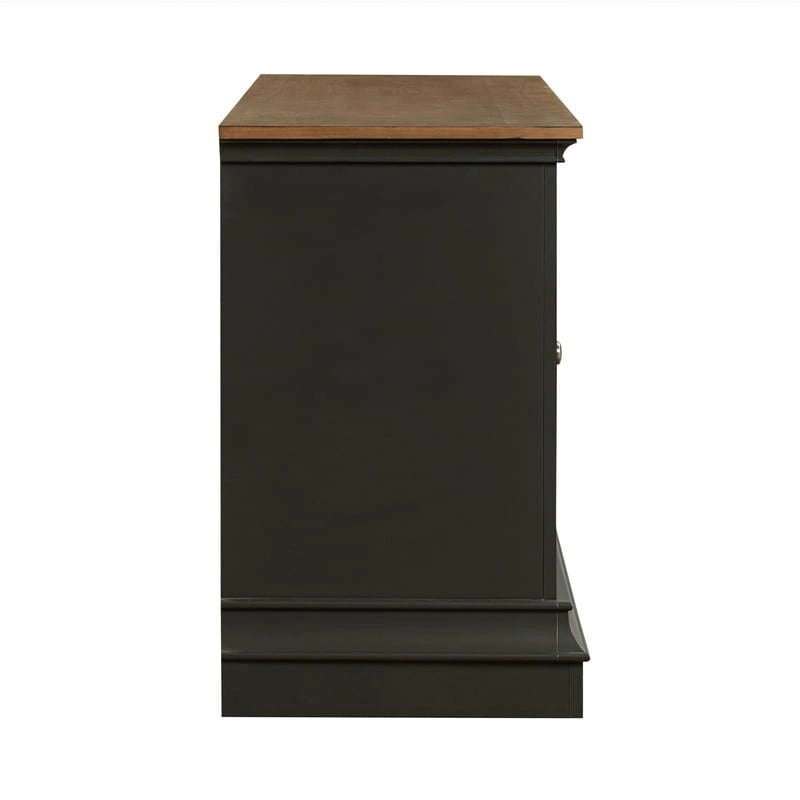Meuble TV 2 portes anthracite/blanc/bleu/gris – Compatible avec les téléviseurs jusqu'à 65 po