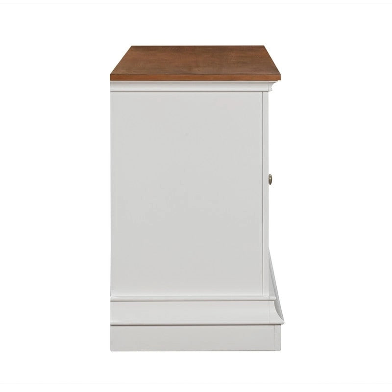 Meuble TV 2 portes anthracite/blanc/bleu/gris – Compatible avec les téléviseurs jusqu'à 65 po