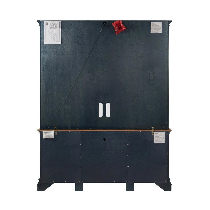Meuble TV 2 portes anthracite/blanc/bleu/gris – Compatible avec les téléviseurs jusqu'à 65 po