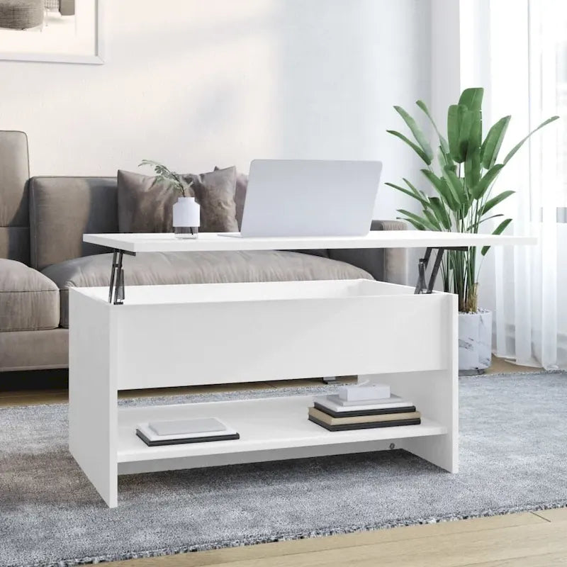 Table basse relevable – Plusieurs coloris, Bois manufacturé, 1 unité