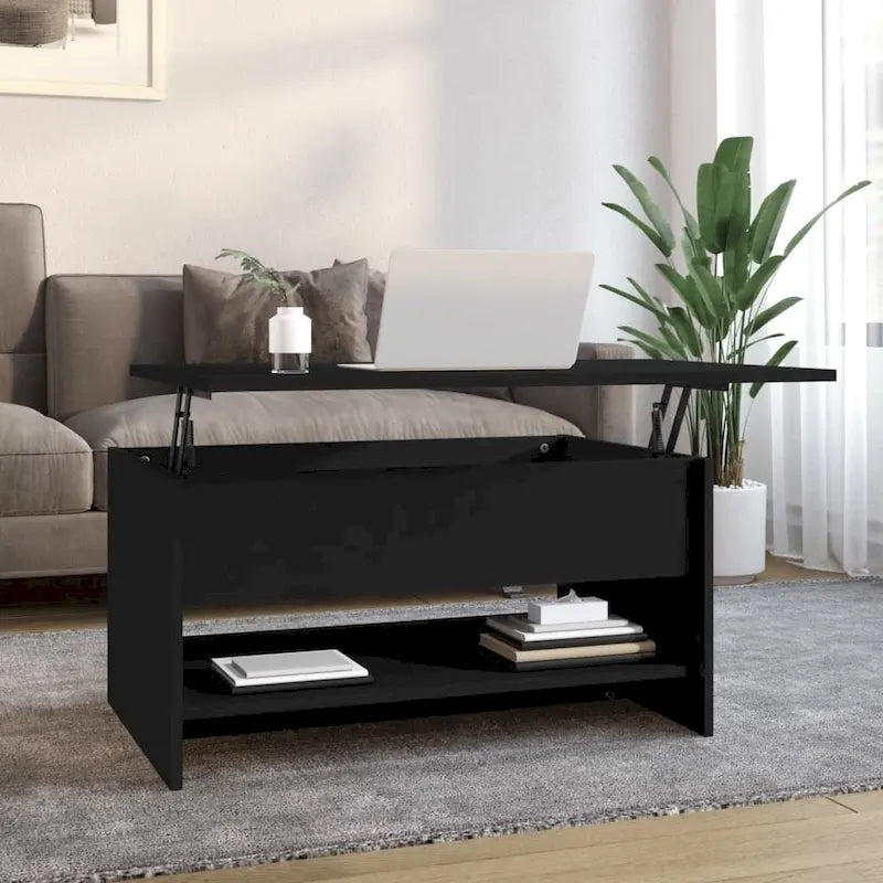 Table basse relevable – Plusieurs coloris, Bois manufacturé, 1 unité