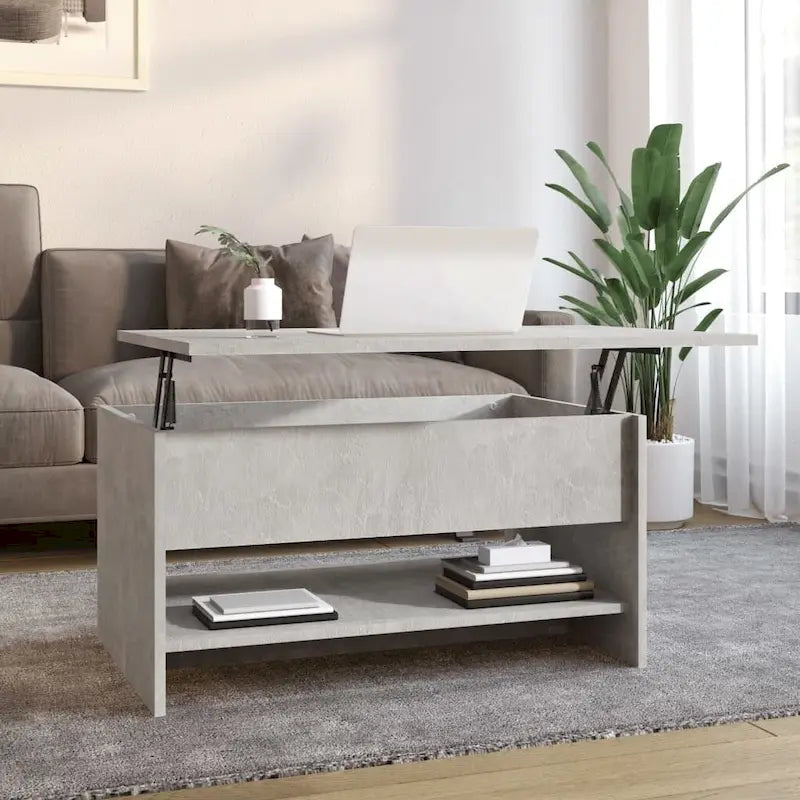 Table basse relevable – Plusieurs coloris, Bois manufacturé, 1 unité