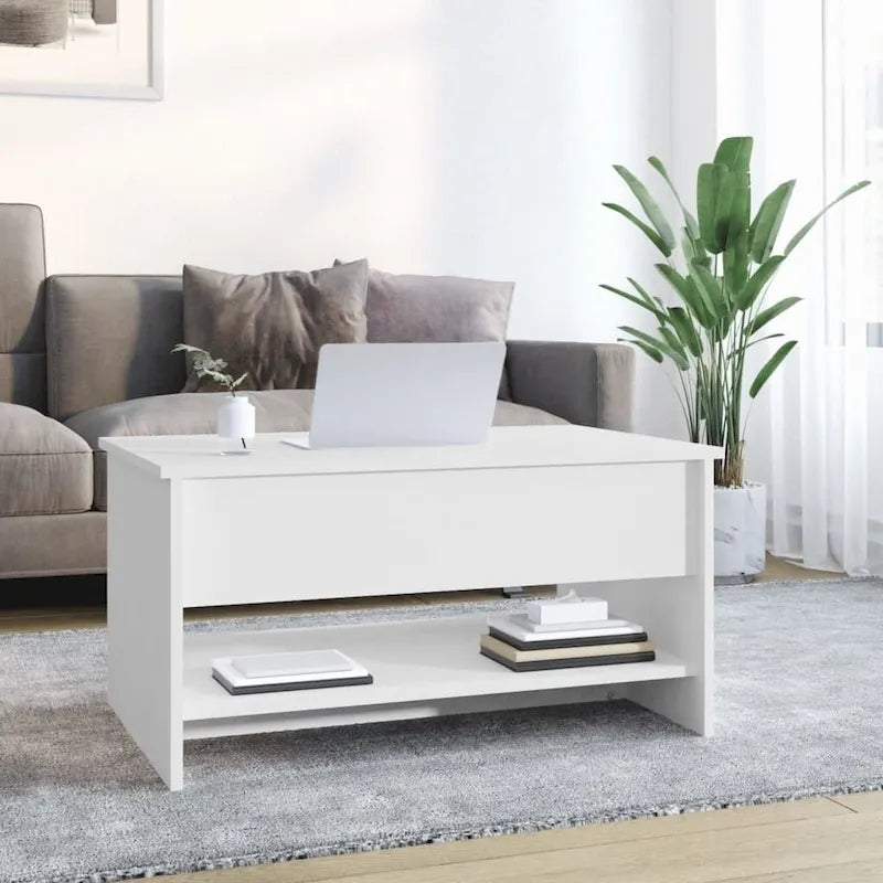 Table basse relevable – Plusieurs coloris, Bois manufacturé, 1 unité