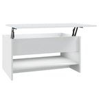 Table basse relevable – Plusieurs coloris, Bois manufacturé, 1 unité