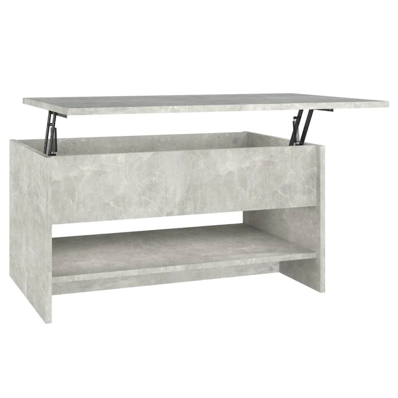 Table basse relevable – Plusieurs coloris, Bois manufacturé, 1 unité