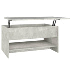 Table basse relevable – Plusieurs coloris, Bois manufacturé, 1 unité