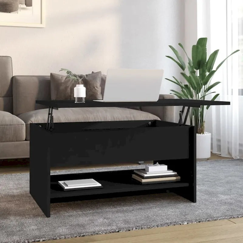 Table basse relevable – Plusieurs coloris, Bois manufacturé, 1 unité