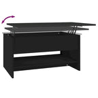 Table basse relevable – Plusieurs coloris, Bois manufacturé, 1 unité