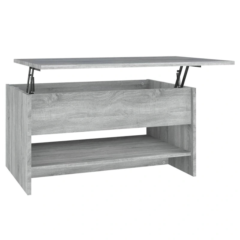 Table basse relevable – Plusieurs coloris, Bois manufacturé, 1 unité