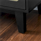 Commode à 6 tiroirs — Noyer Naturel / Chêne / Noir | Assemblage à 2 personnes
