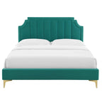 Lit Queen plateforme en velours Gris clair / Rose / Bleu marine / Menthe / Rose poudré / Blanc / Bleu sarcelle / Anthracite – 1 personne